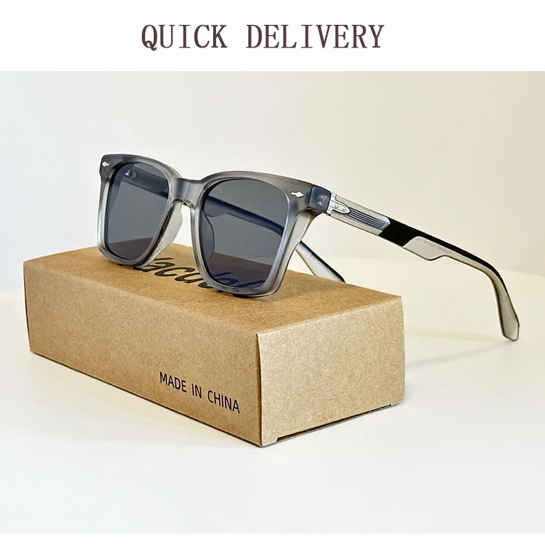 2025 quadratische Sonnenbrille Frauen Trendy Vintage Sonnenbrille Männer Luxus Mode Gläser Dropshipping Gafas De Sol Hombre Sonnenbrille – Detail 1