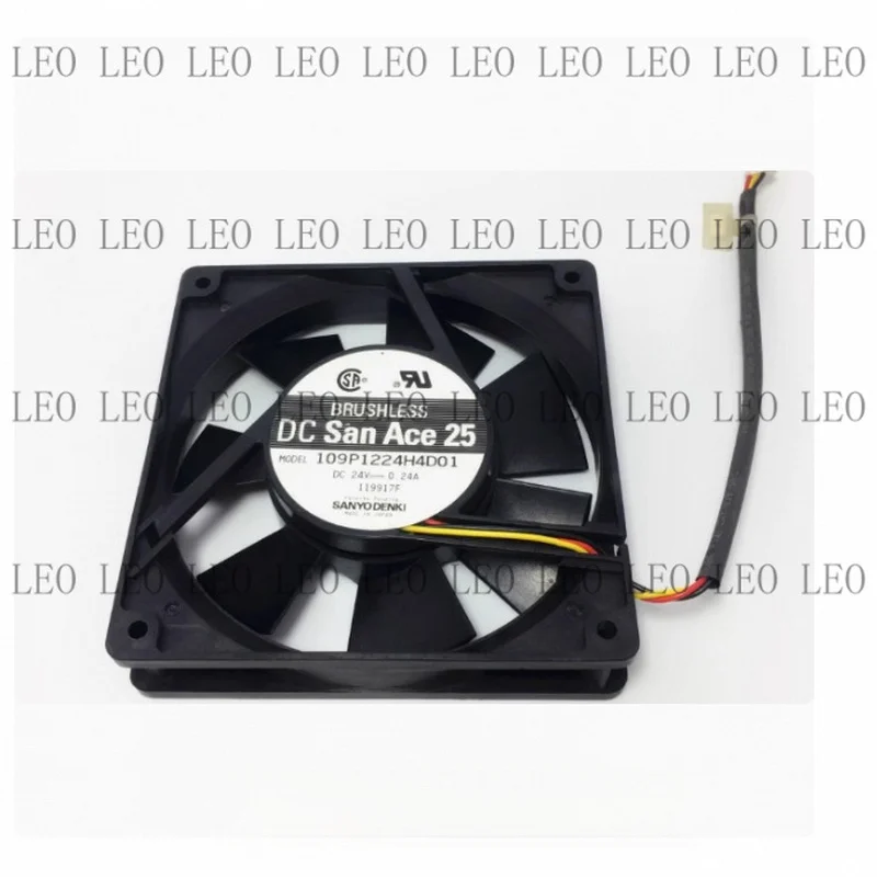 MY For Sanyo 12025 109P1224H4D01 12CM 24V 0.24A 3-wire inverter fan