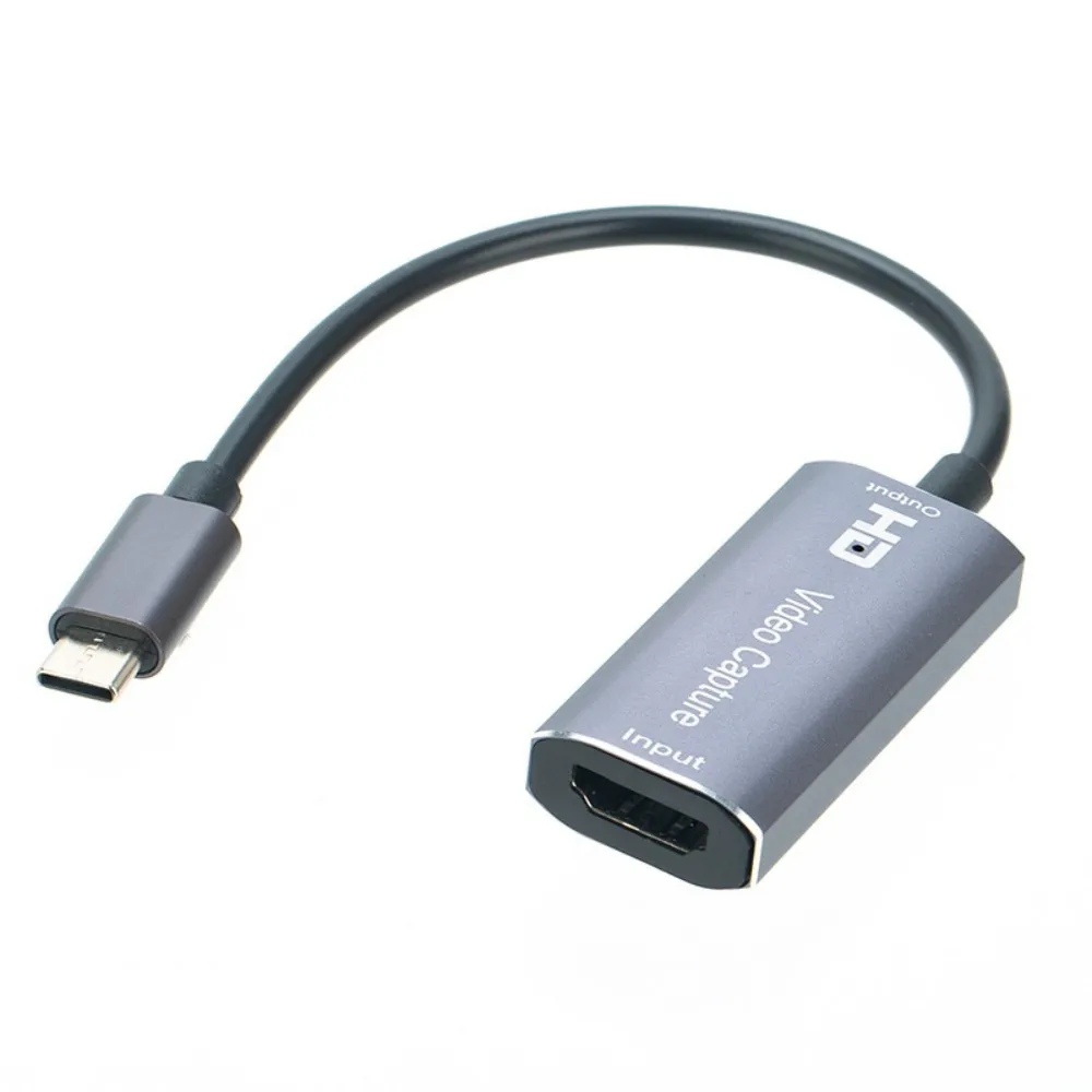 Карта видеозахвата 4K для HDMI-совместимого кабеля мама-USB C папа 1080P потоковое видео в реальном времени игровой рекордер