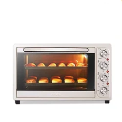 60L Multi-functional Electric Oven For Pizza Cake Bread Toaster Oven With Rotisserie Electric Oven Household Baking Equipment