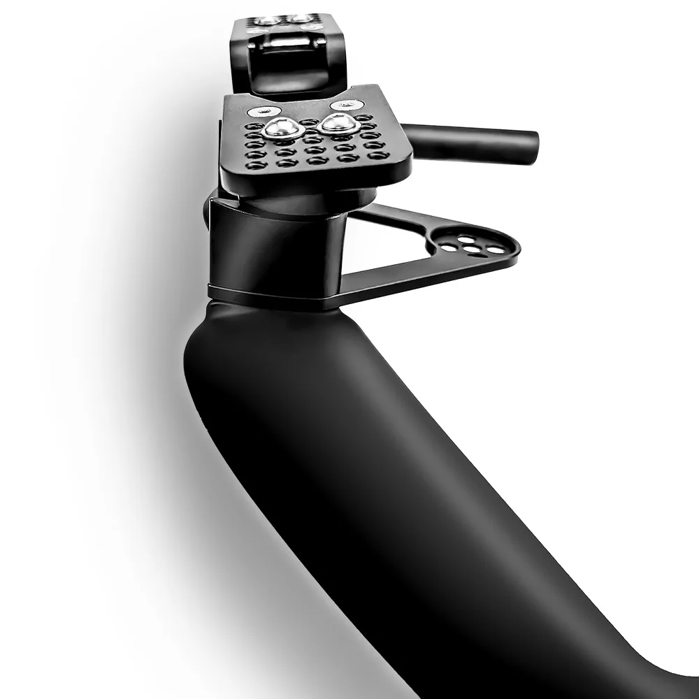 Carbonfaser-Lenkerverlängerungen mit Einstellbarer Höhe & Winkel, TT-Lenker in Schaufelform für Triathlon-Fahrräder – Detail 13