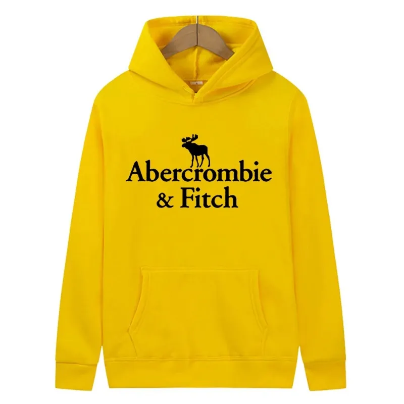 Abercrombie Man Luxury Hoodies Letter Classic Style Men And Women Clothing Winter Autumn Graphic Casual Oversized Pullover Hoode