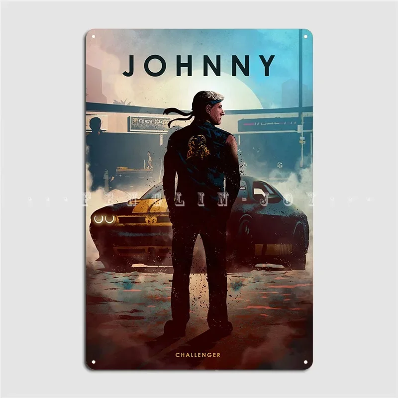 Johnny Lawrence Metal Plaque Poster Custom Pub Garage Wall Pub Garage Decoration Tin Sign Poster