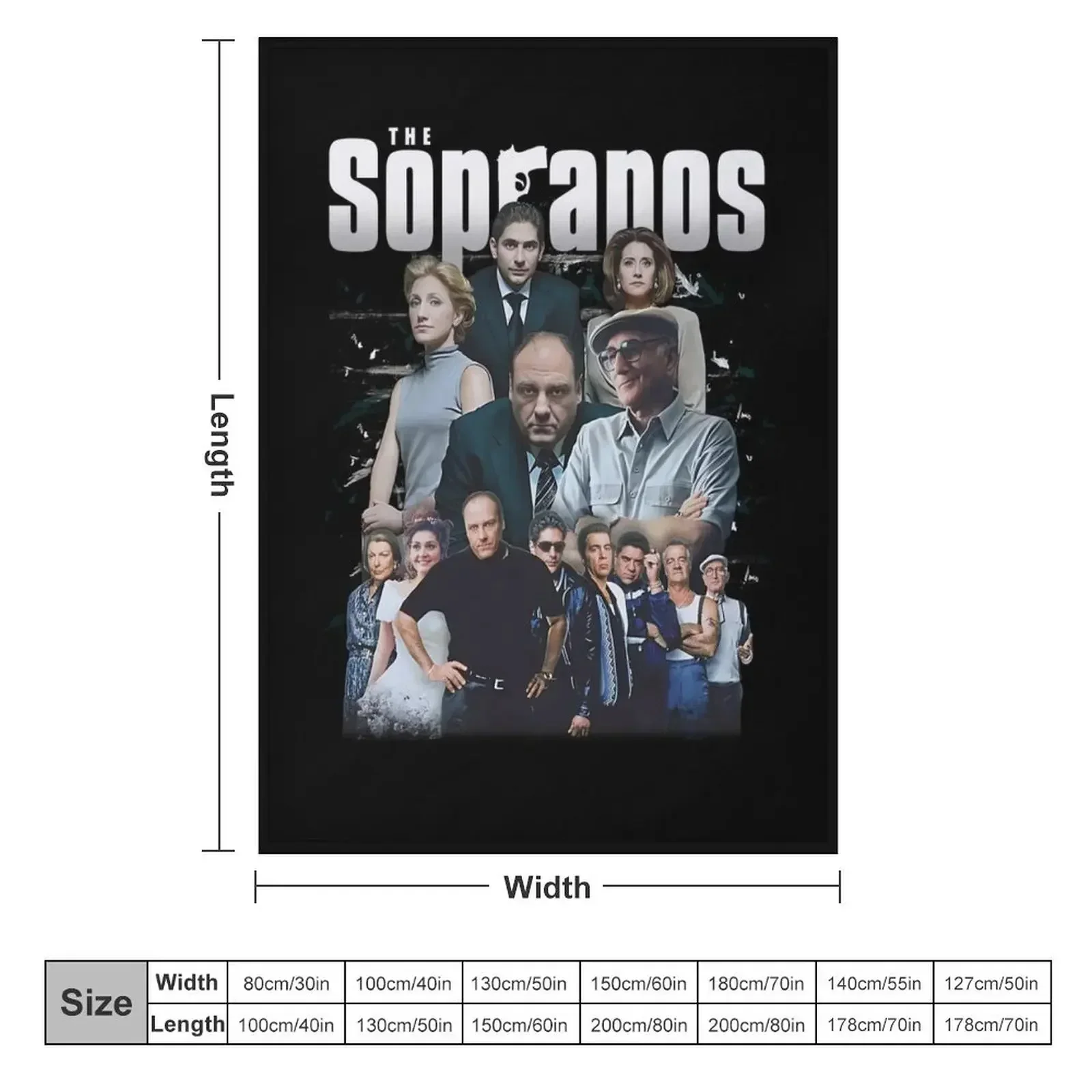 The Sopranos Homage Throw Blanket for sofa Thermals For Travel blankets ands Heavy halloween Plaid Blankets
