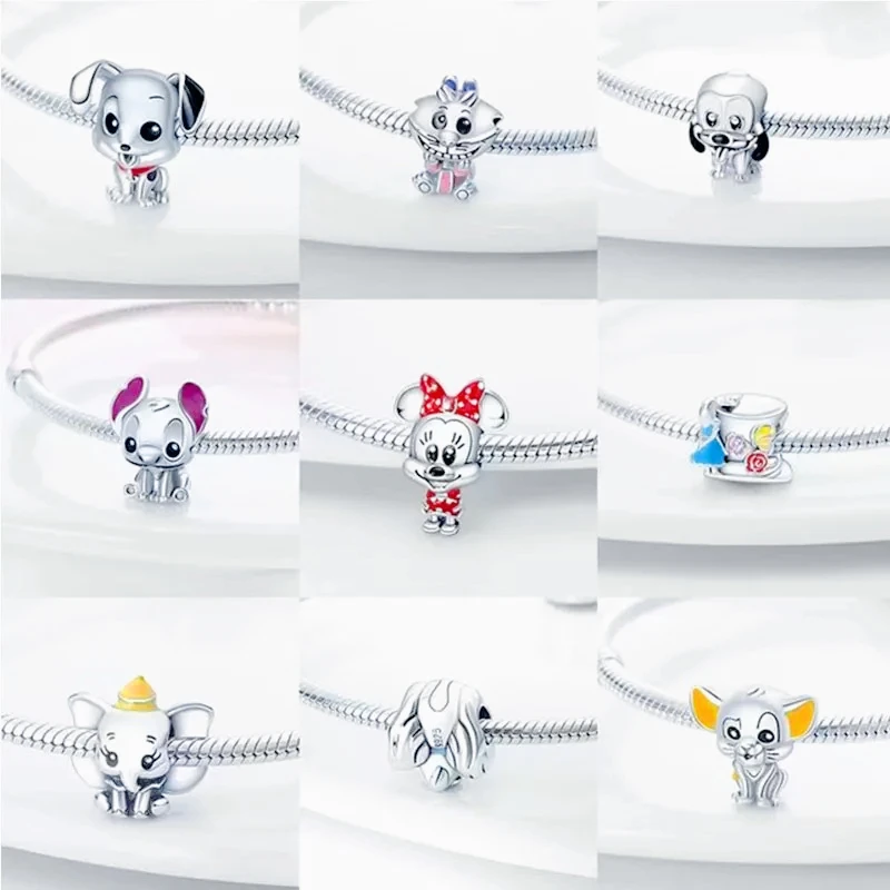 

925 Sterling Silver Disney Spider Man Beads for DIY Bracelet Women Fashion Gift