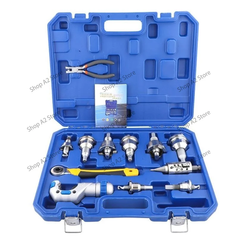 T800 Copper Tube T-hole Puller Reducer Welding Hard Copper Material Durable Refrigeration Tool Tee-extractor sets