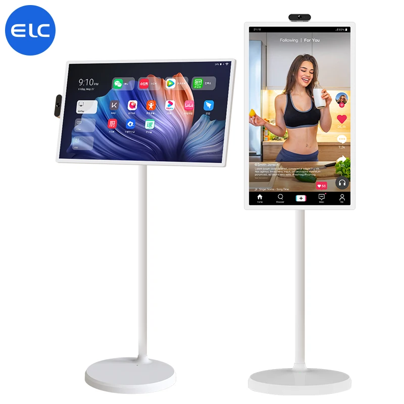 Interactive 32 Inch 4K Smart Television In Cell Touch Monitor LCD Screen Tiktok Portable Touch Screen Digital Signage