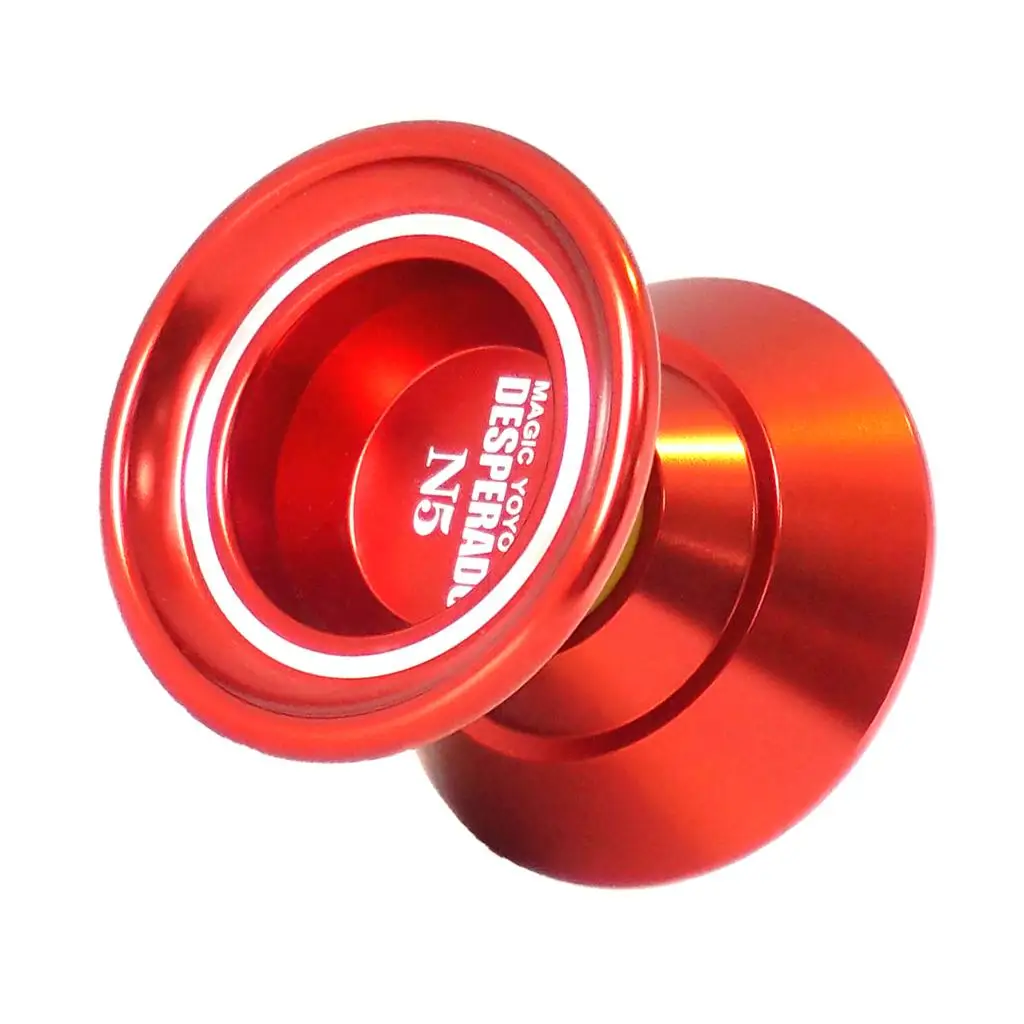 N5 Unresponsive Professional Aluminum Alloy Yo-yo Ball with Durable String - Red