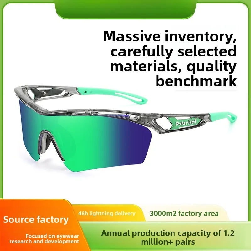 

Unisex Polarized Cycling Glasses Windproof Sandproof for Sports Running Mountain Bike Protection Anti-Glare Protective Eyewear