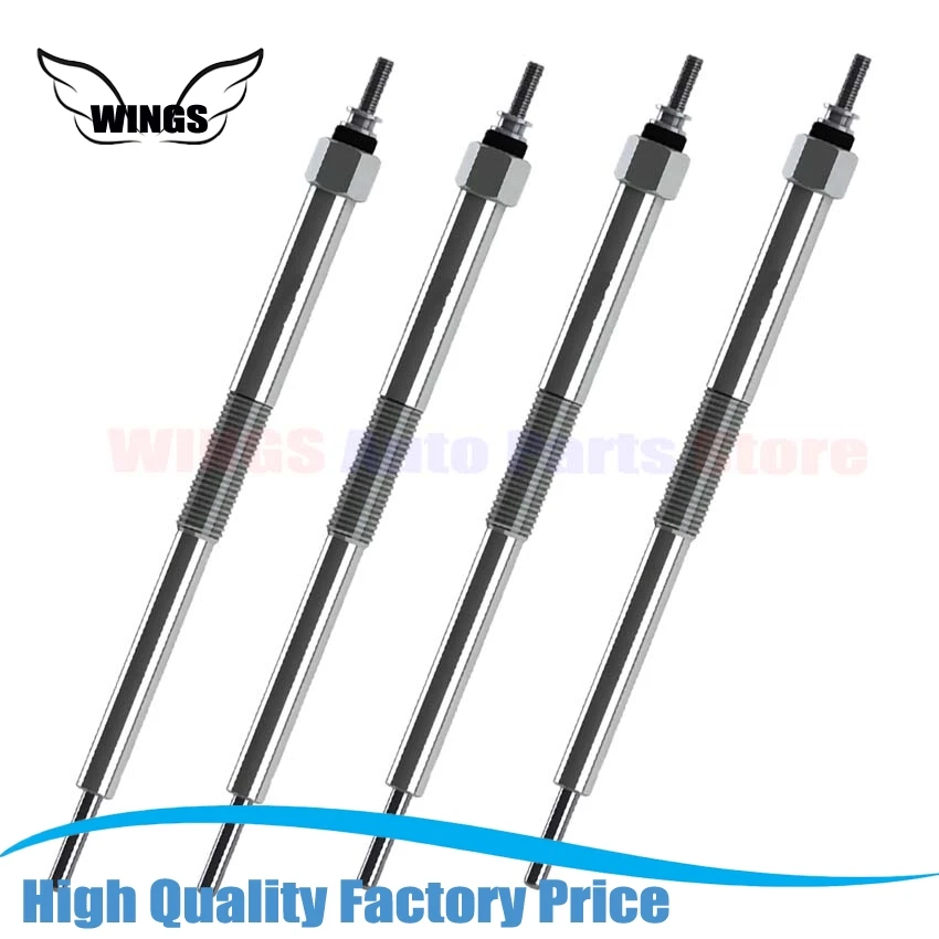 4PCS 19850-11010 Glow Plug Assy For Toyota HILUX PRADO FORTUNER 1GD 2GD 1GD-FTV 2GD-FTV 2.8LT