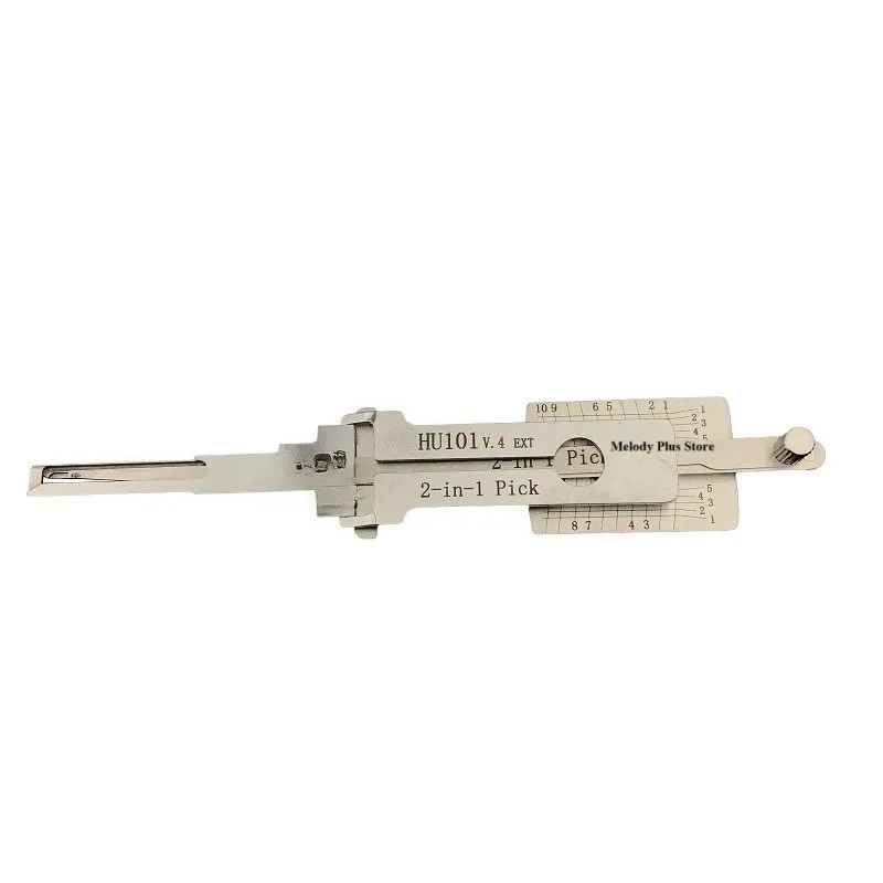 1PCS Premium 2-in-1 Decoder FOR Ford Land Rover Volvo Lincoln HU101 V.4 EXT Ganzua  Precision Key Way Entry Tool Locksmiths 、