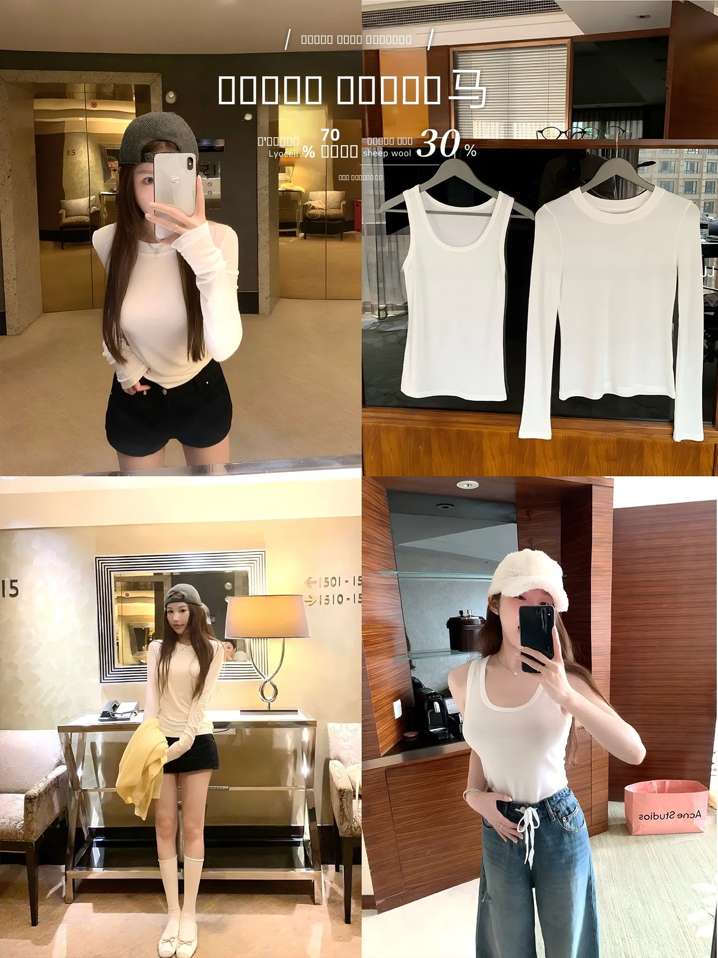 

Женская футболка Panda Jingjing из шерсти Lenzing с длинным рукавом, дышащая, повседневная, с круглым вырезом, стандартной длины