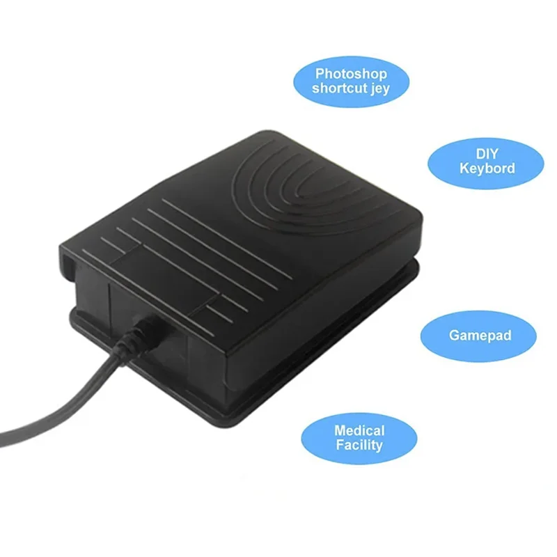 

USB Foot Pedal Control Switch PC Game Pad USB Pre-Program Keyboard Mouse Adapter for Computer Multimedia String Ultrasound Image