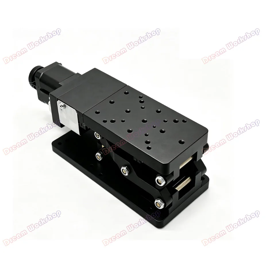 Electric Lifting Platform Motorized Lab Jack Elevator Optical Sliding Lift Slide 60MM Travel Linear Aluminum Alloy Z Axis Slide