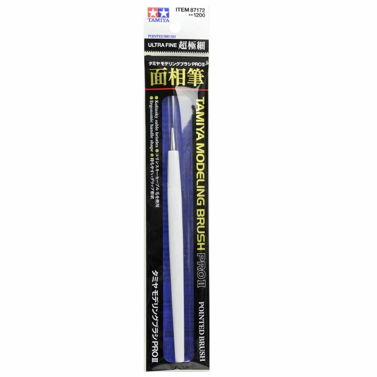 TAMIYA Modeling Brush PRO II 87172 87173 87174 87175 Hyperfine Color Pen Super Fine Pointed Brush for Model Craft Tools 1 Piece