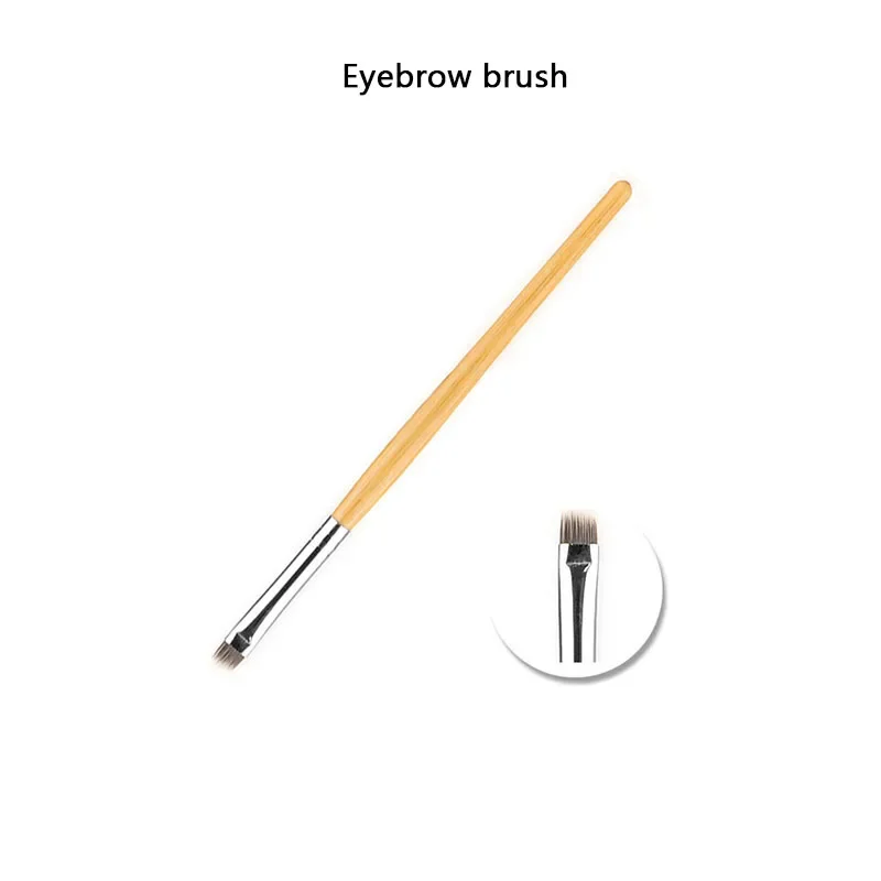 1PCS Professional Makeup brushes Bamboo Handle Powder Concealer Liquid Foundation Makeup Tools Beauty Cosmetics  Brusher