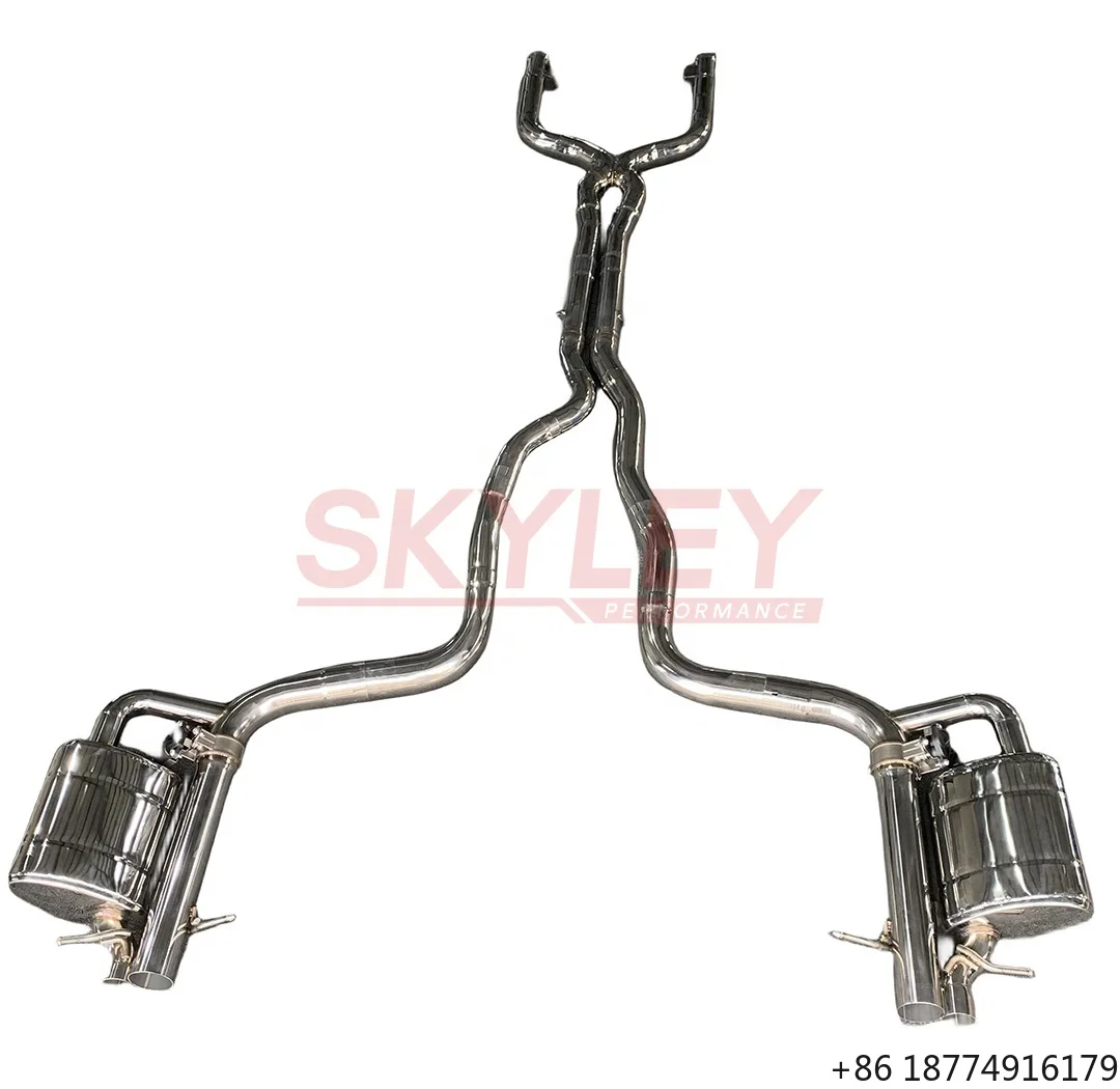

Выхлопная система Valvetronic Catback из нержавеющей стали с клапанами для C63 W205 2015+ 4.0T, запчасти для выхлопной системы