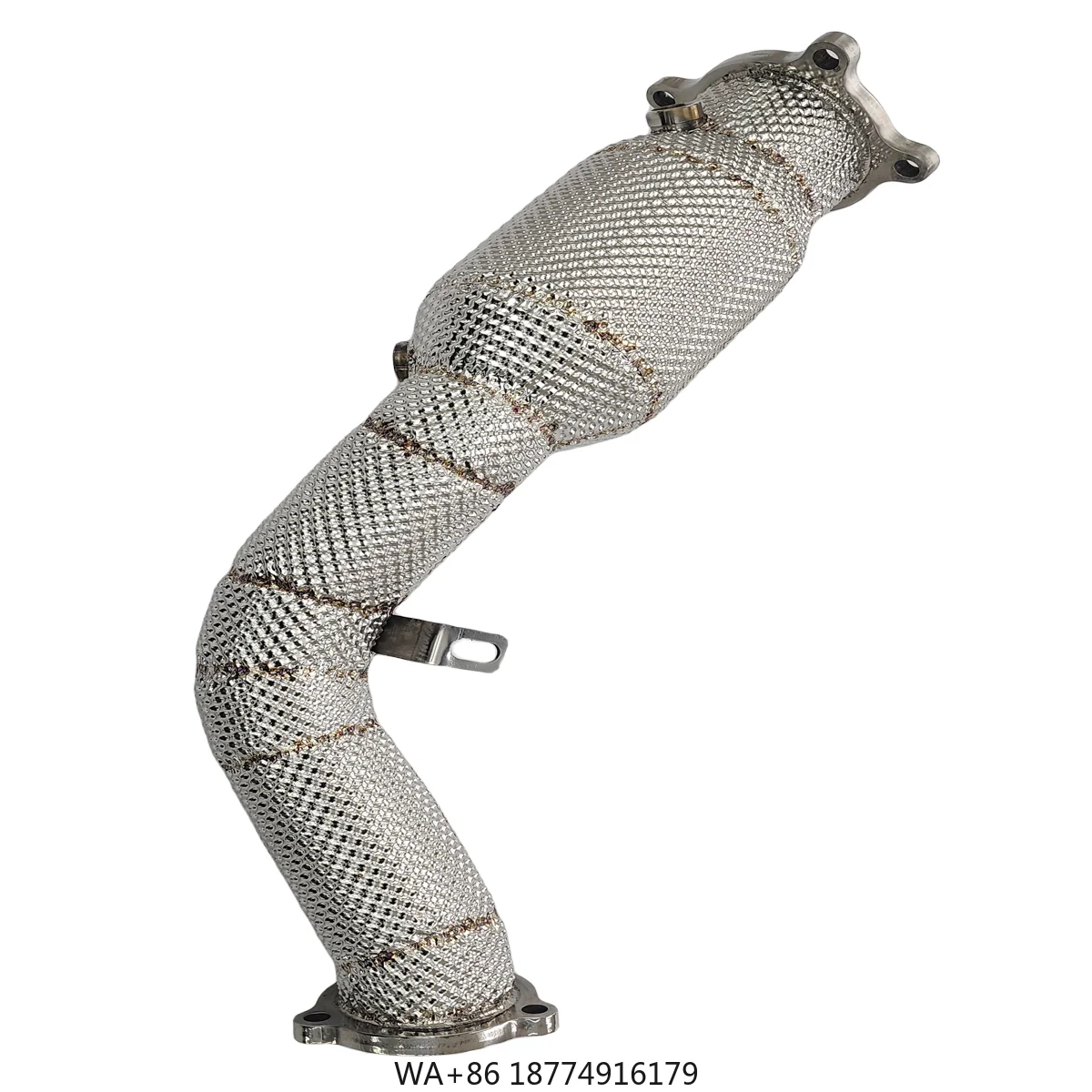 

Высокопроизводительная выхлопная труба для A4/A5/B8 1.8T 2.0T 2008-2017, выхлопная труба с высоким расходом