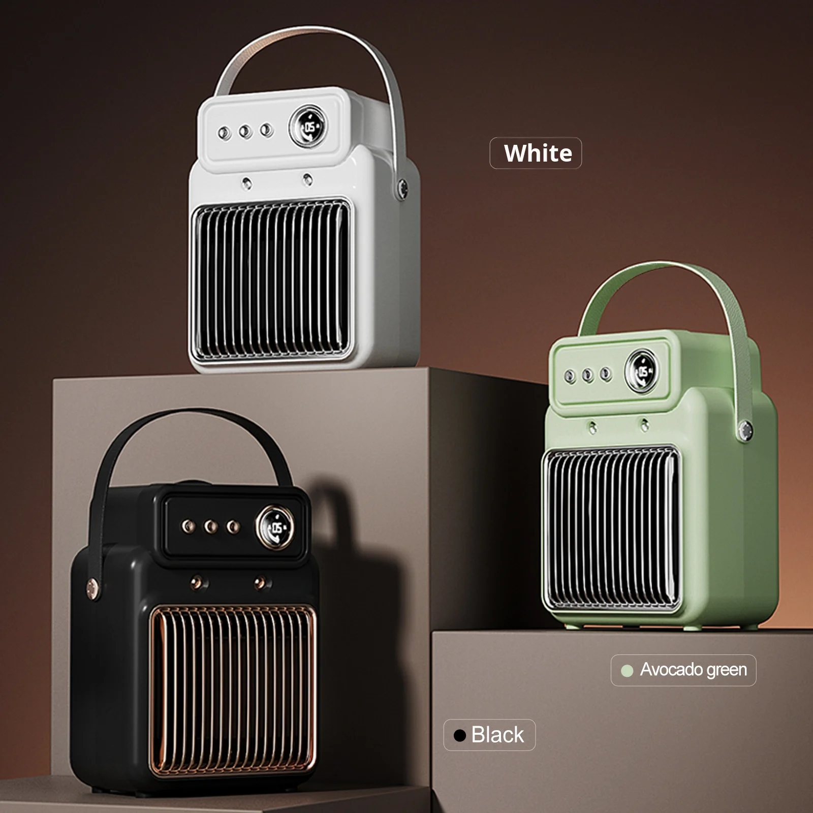 

Электрический обогреватель с защитой от перегрева, небольшой бытовой настольный таймер, вентилятор, обогреватель с функцией увлажнения спреем