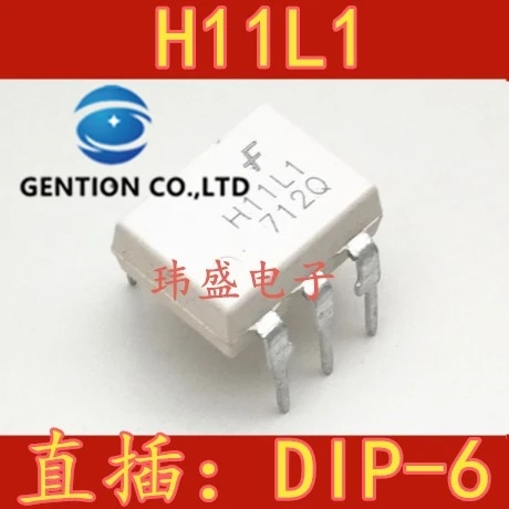 

10 шт. муфта фотоэлектрической муфты H11L1M H11L1 DIP-6 свет в наличии 100% новый и оригинальный