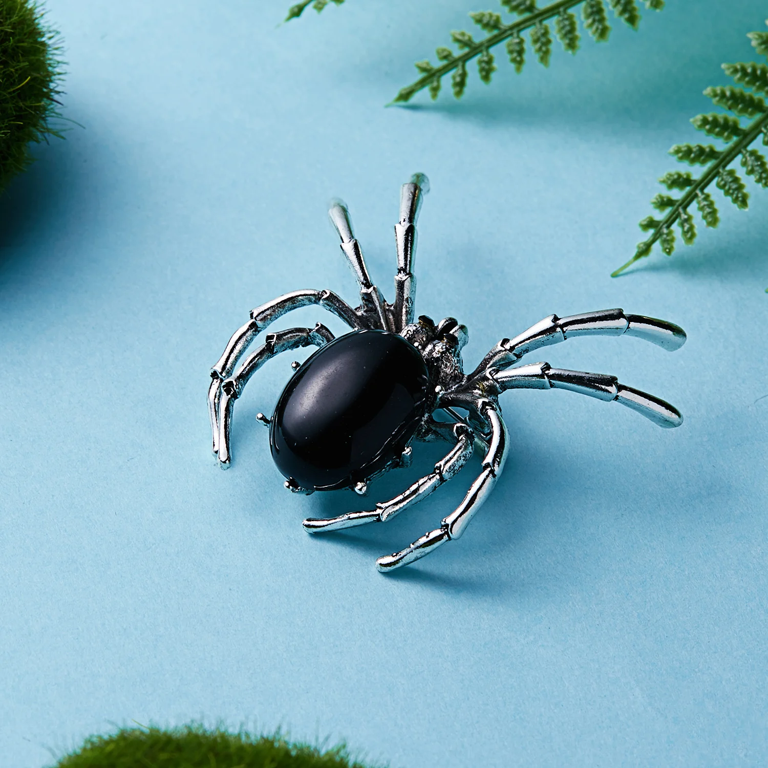 Pająk na Halloween Punk broszka przypinki dla kobiet emaliowane z kryształami metalowa skorpion czaszka dynia zwierzęca koszula impreza festiwal biżuteria prezent