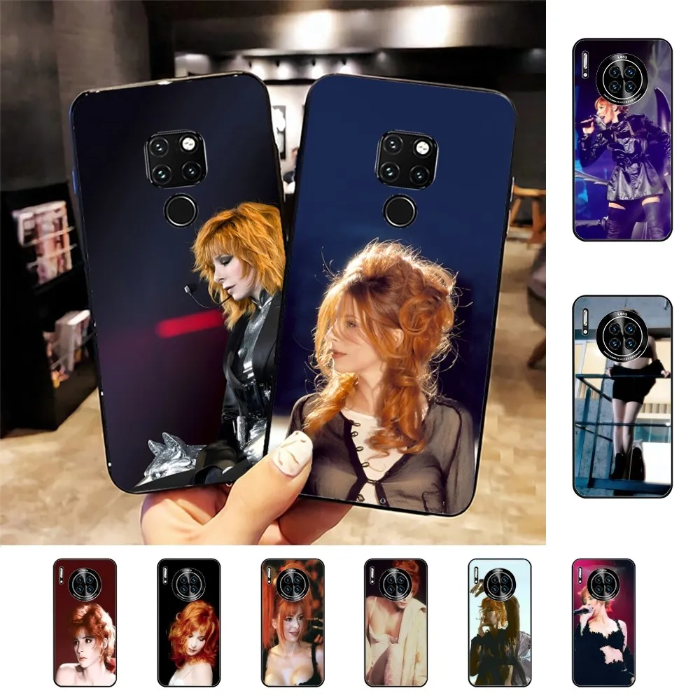 M-Mylene-Farmer Phone Case For Huawei Mate 10 20 30 40 50 lite pro Nova 3 3i 5 6 SE 7 pro 7SE