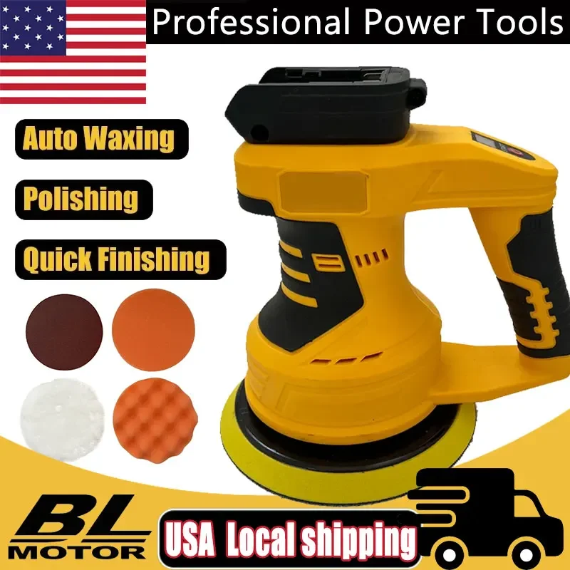 

Fit Dewalt Cordless Car Polisher 8 Gears Adjustable Auto Electric Waxing Sanding Sealing Glaze Tool Rechargeable Polisher