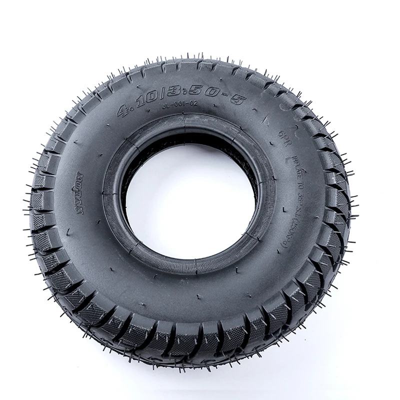 12 inch Thickened Non-slip and wear-resistant tyre 4.10/3.50-5 Tire and Inner Tube for Mini Quad Dirt Bike Scooter ATV Buggy