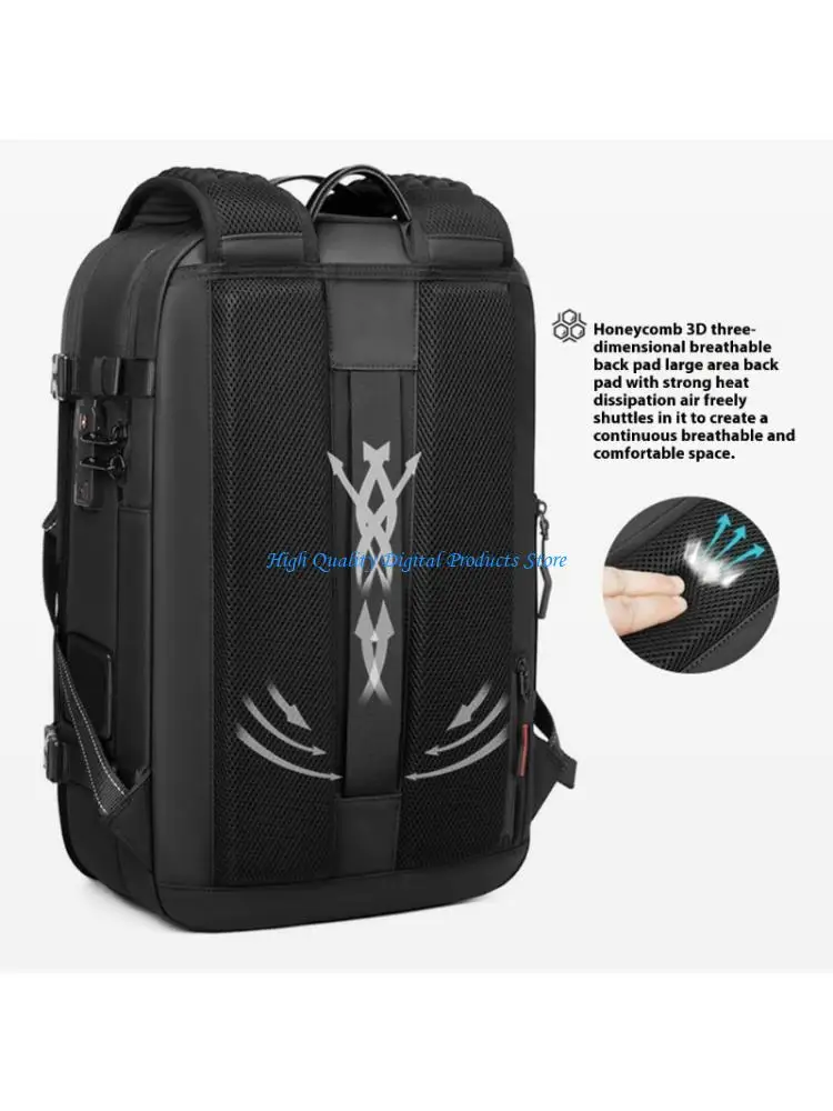 

U2JE 19Inch Travel Backpack Large Capacity and Lightweight Space Saving Waterproof Manual Compression Shoulder Bag