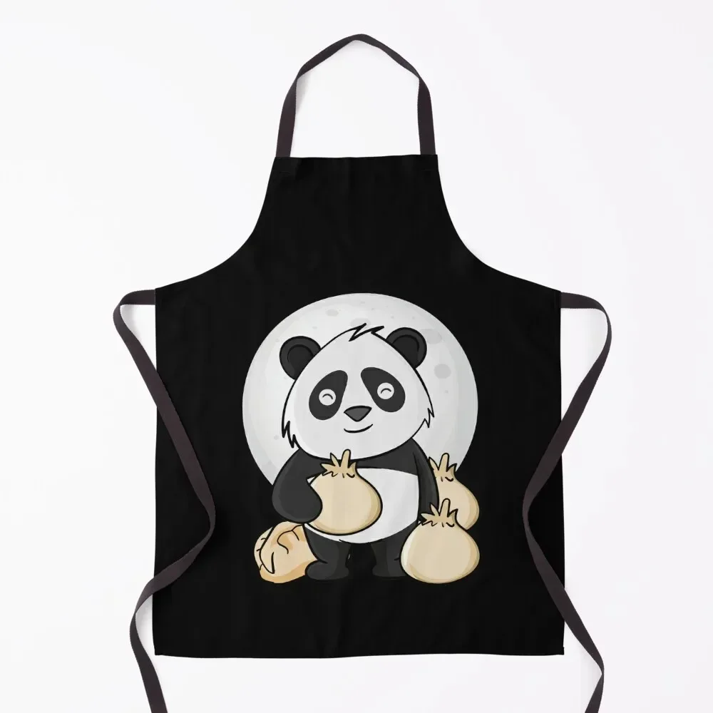 

Panda dumpling Apron Goods For Home And Kitchen Professional Barber Kitchen Apras Man professional hairdresser Apron