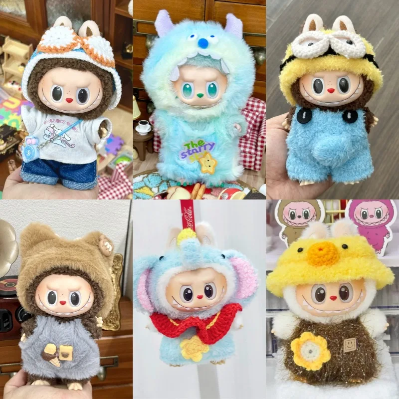 

Комплект кукольной одежды для Labubu Sitting Party Series Gen 123, идеальный костюм с аксессуарами для коллекции, украшение, подарок