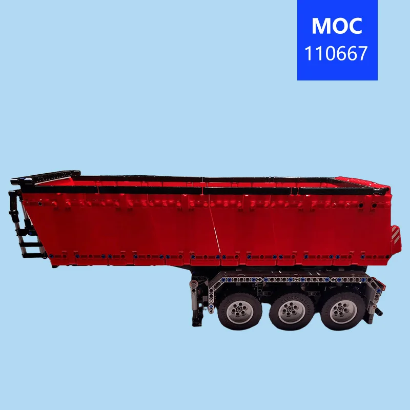 Top Choice  MOC-110667  dump trailer  MOC-55491 semi-trailer tractor  model  Casual and Stress-Relieving Toy Holiday Gift