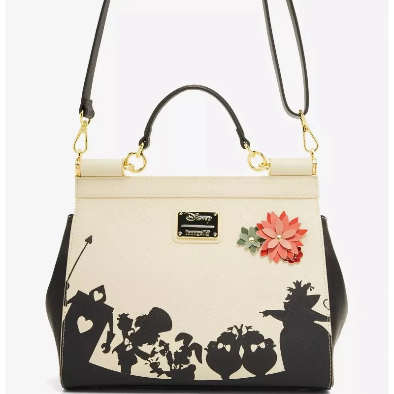

New Disney Loungefly Alice'S Adventures In Wonderland One Shoulder Organ Bag Women'S Crossbody Bag Handbag Gifts