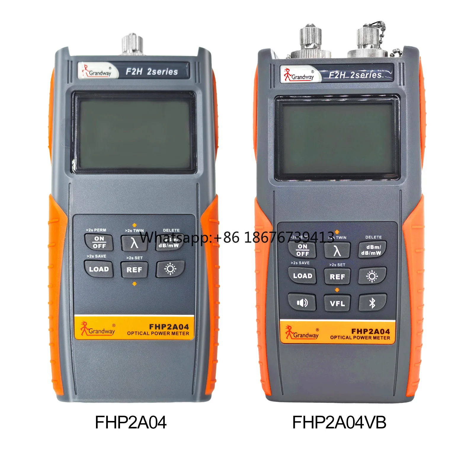 High-Precision Digital Optical Power Meter FHP2A04 Portable Fiber Optic Precision for Ftth