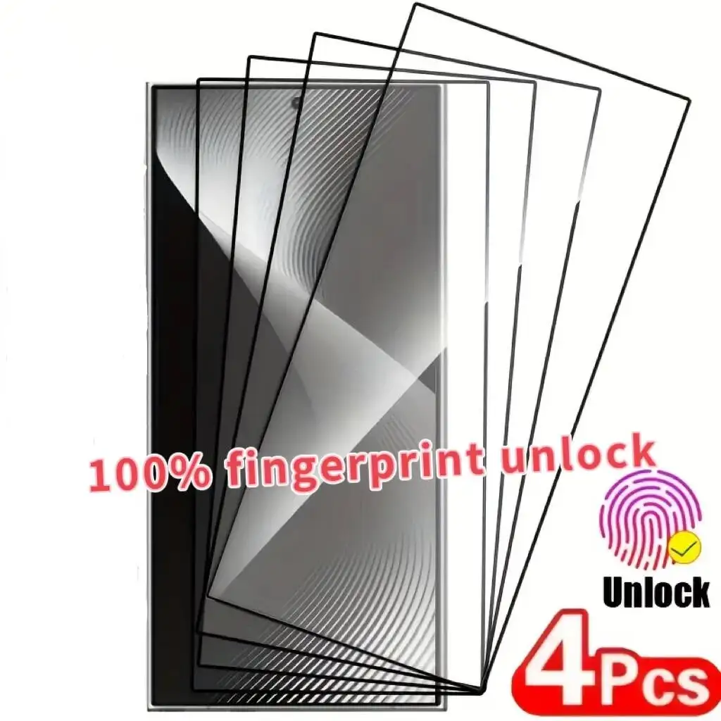 

4Pcs HD Tempered Screen Protector Suitable For Galaxy S25 S24 S21 Plus FE S23 S22 Ultra S20 Glass