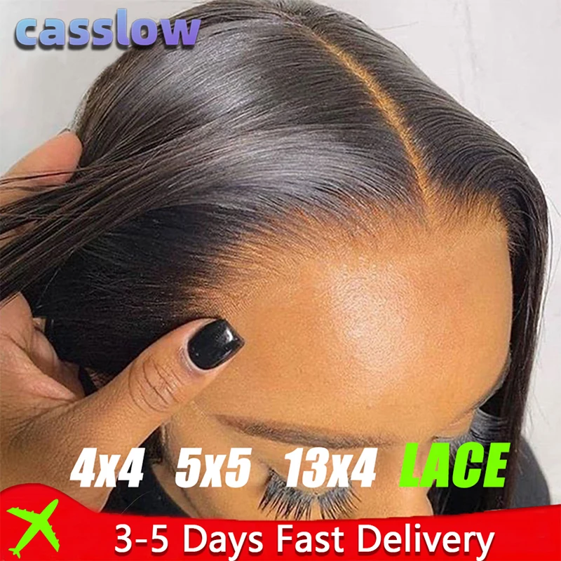 

Wear & Go Pre Cut Glueless Wig Human Hair Ready To Wear 4x4 5x5 Closure Preplucked 13x4 Front Straight 13x6 Hd Lace Frontal Wigs