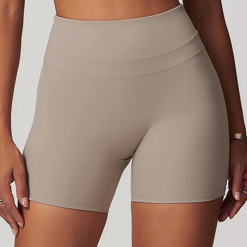 Hearuisavy szybkoschnące zmiękczające spodenki gimnastyczne do biegania codzienne spodenki rowerowe Push Up legginsy treningowe damskie spodenki do