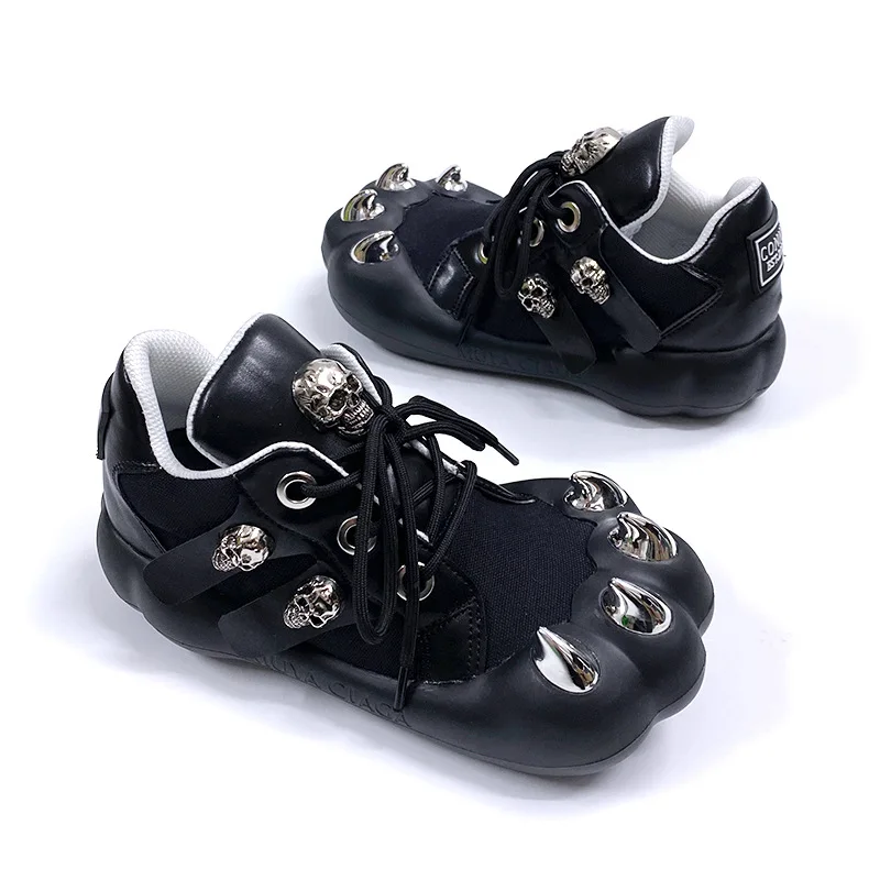Fashion Designer Cat Paw Shoes for Woman Unique Women's Sneakers and Casual Shoes Trend Big Toe Women's Shoes Zapatos De Mujer view 2