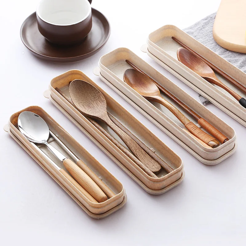 Why Are These Wooden Chopsticks and Stainless Steel Spoons Unavoidably Popular Among Students and Travelers?