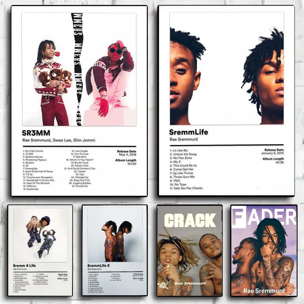 Hip Hop Duo R-Rae S-Sremmurd Poster Wall Art Print Sticker for Bedroom Living Room Dorm Office Modern Home Decor