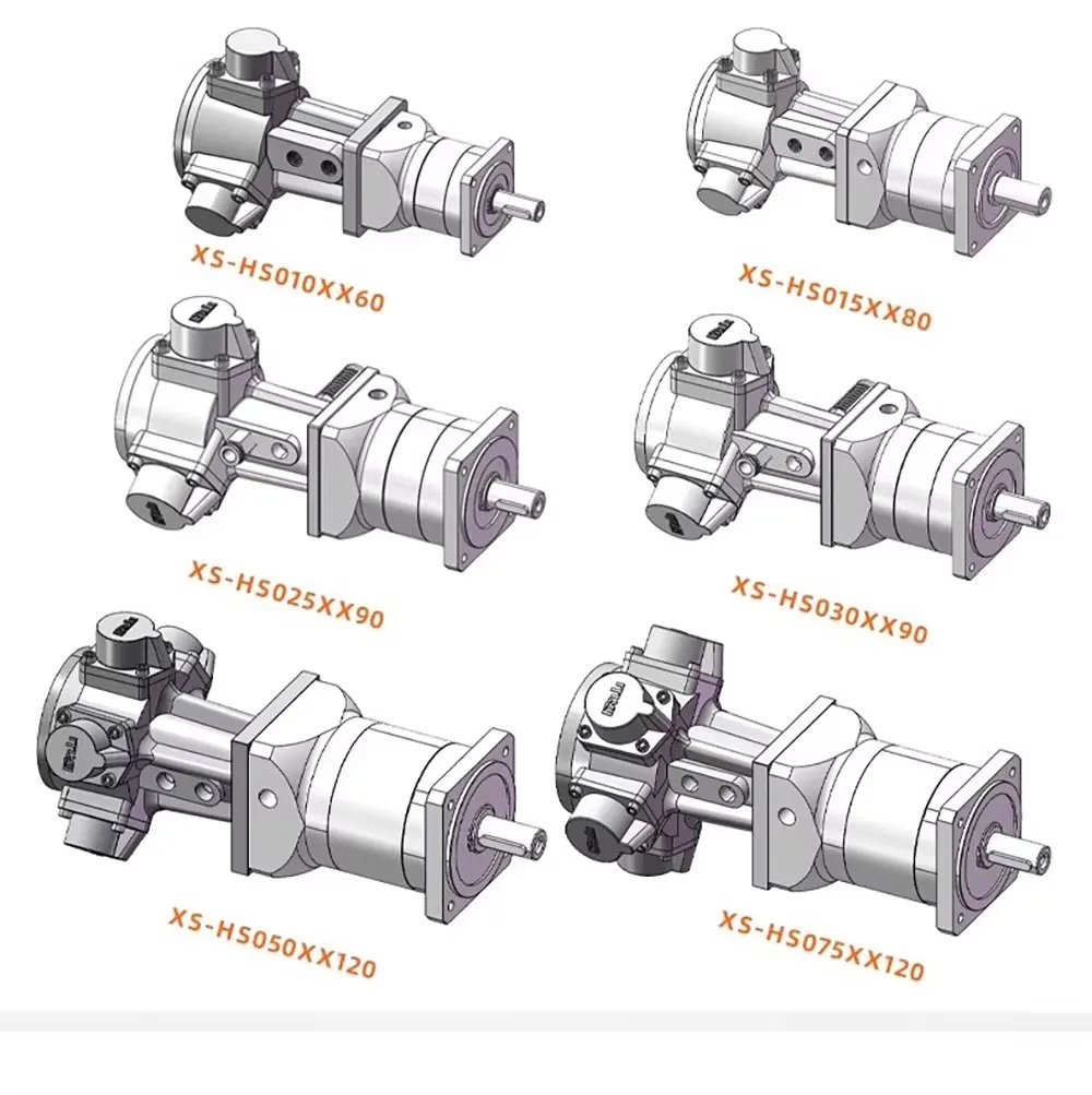 HS025 Pneumatic Motor with Planetary Reducer,High Torque Explosion-Proof Stepless Speed Regulation,forward and reverse Rotation