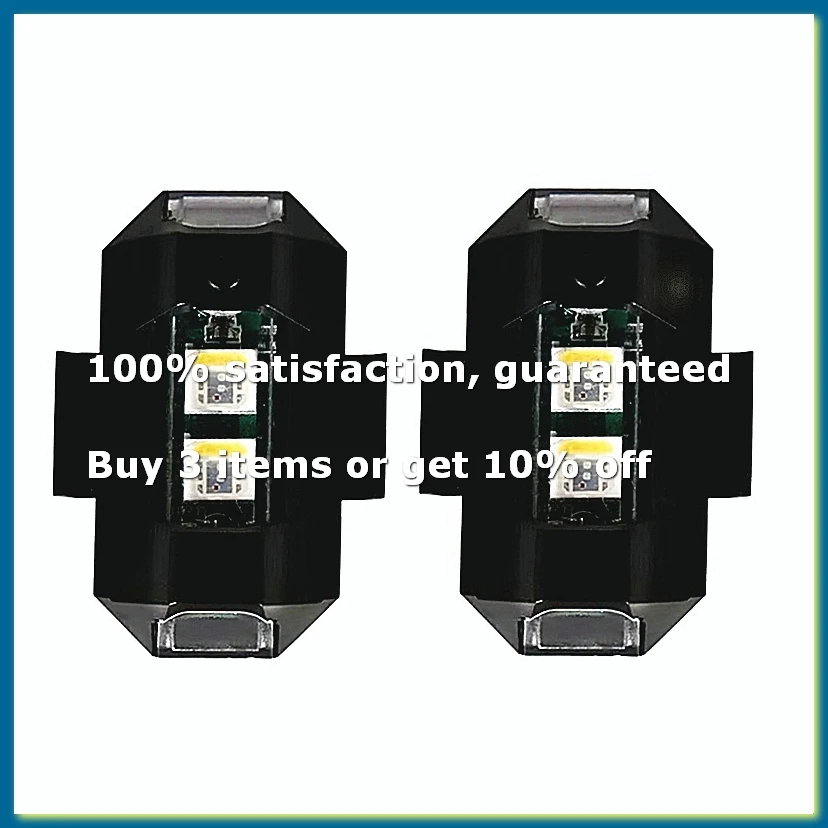 ●2 Pcs 7 Colors Drone Strobe Light USB LED Anti-Collision Bike Tail Drone Night Fly Mini Signal Flashing Warning Light