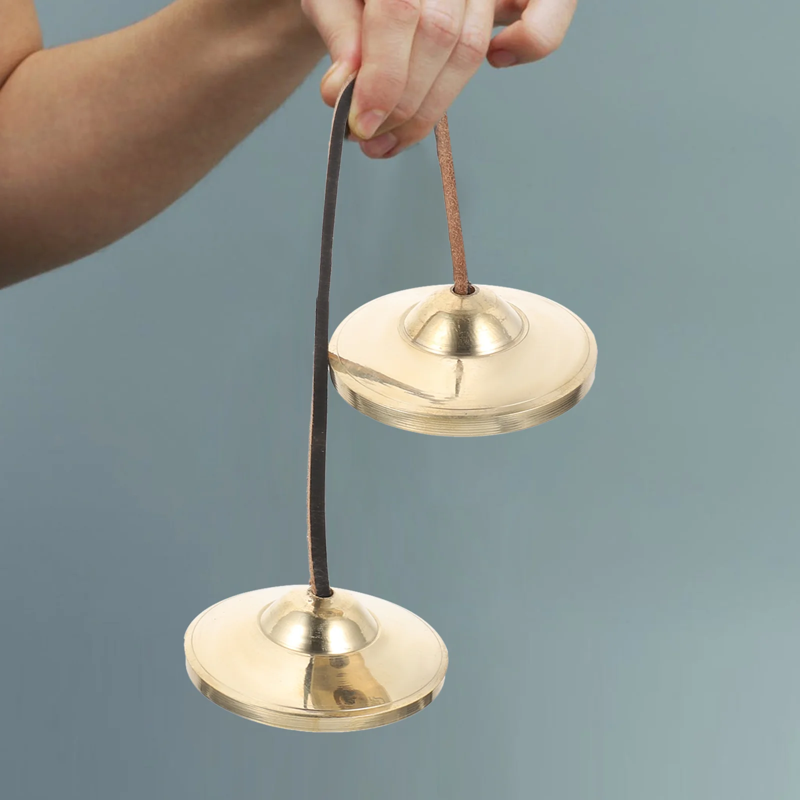 

Touch Bell Percussion Instrument Hand Rhythm Meditation Cymbal Chimes Cymbals Copper Tibetan Vintage