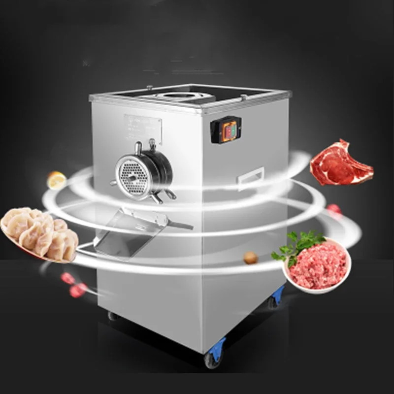 400 kg/h schiaccia aglio commerciale ad alta potenza elettrico pollo scheletro smerigliatrice tritacarne domestico 2.2kw