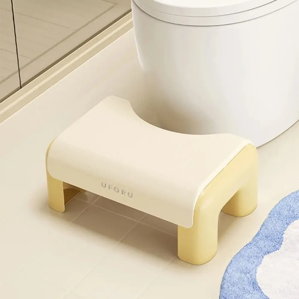 

Ergonomic Toilet Footstool Waterproof Anti-Slip Children's Toilet Stool Household Durable Bathroom Foot Stool