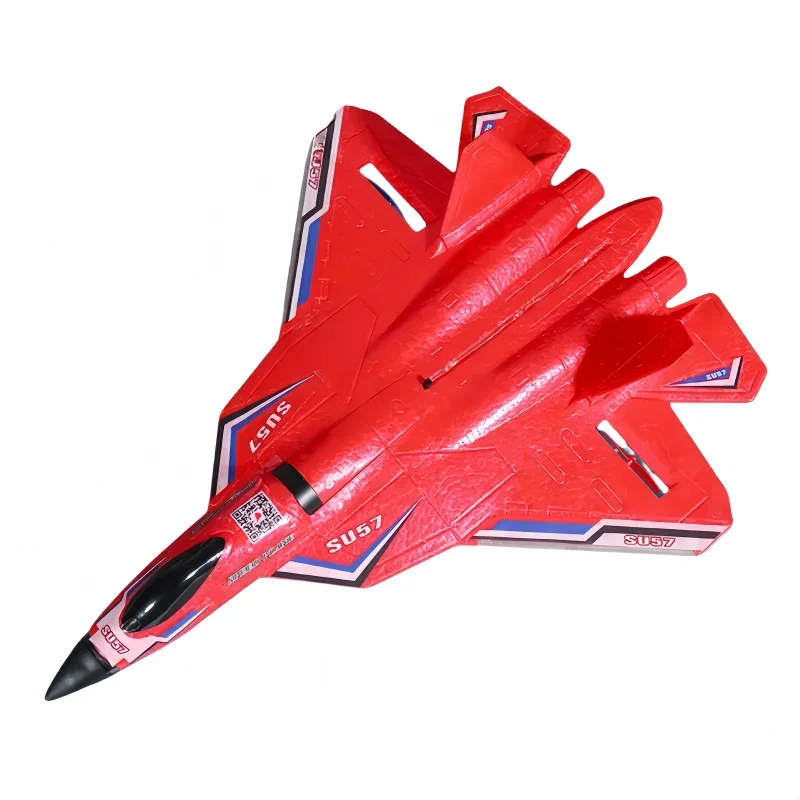 Fixed-Wing model aircraft remote control aircraft glider children's fall-resistant Su57 fighter model foam aircraft