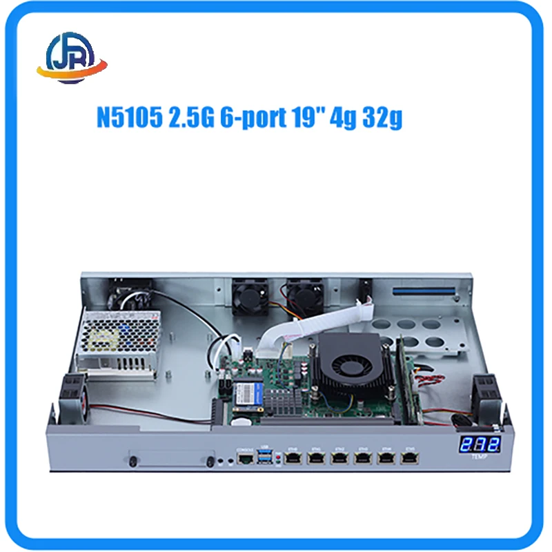 Ros soft router n5105. 6 port jaringan + 20k optical port. 16G 256G CPU mini. Beberapa sistem mendukung LOGO khusus