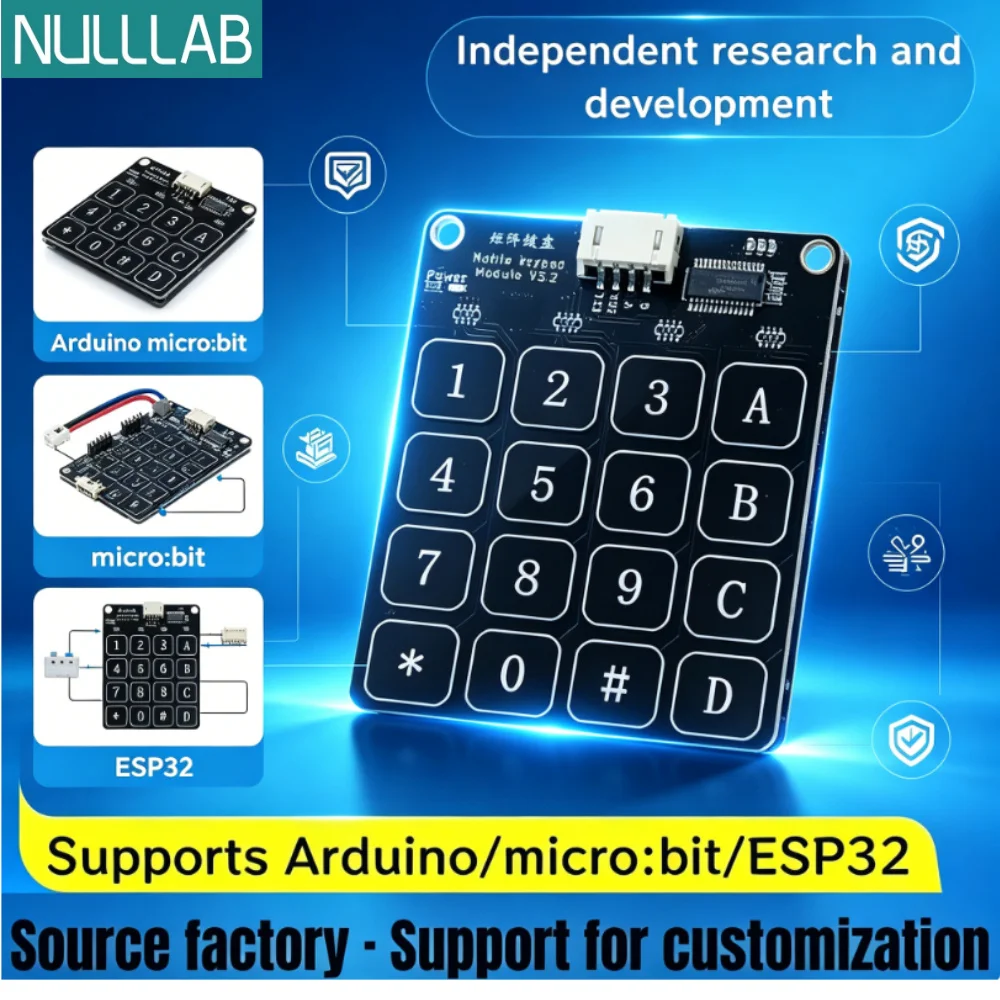 �y�Z�[�����zI2C�ʐM�^�b�`�L�[�p�b�h�{�[�hGPIO��d�̓^�b�`���̓��W���[��Arduino Microbit ESP32 Raspberry Pi�Ɋ����ɓK��