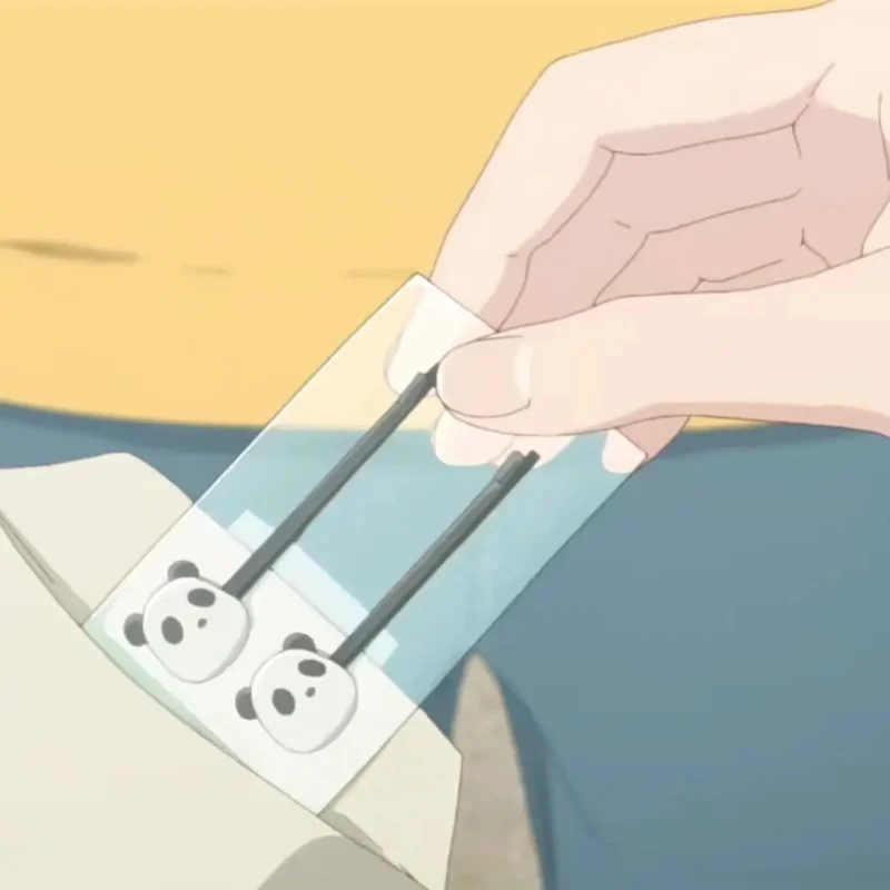 Новинка 2023, аниме Skip and Loafer, парик для косплея, парик Mitsumi Iwakura, короткие волосы, коричневая панда, заколка для волос, аксессуары для девочек