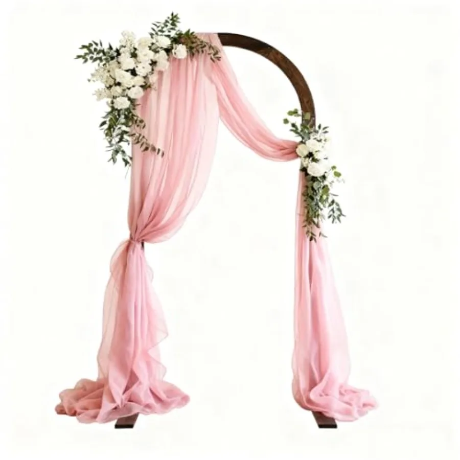 

6.98FT Wood Arch Wooden Wedding Arches for Ceremony Rustic Wooden Arch Backdrop Stand for Proposal Wedding Party Scene Birthday